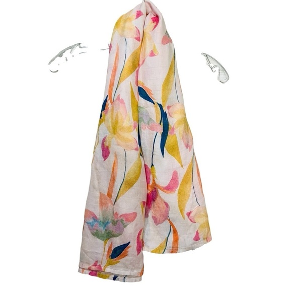 Aden + Anais Floral Print Swaddle Baby Blanket Scarf Nursing Coverup R2 - Picture 1 of 4